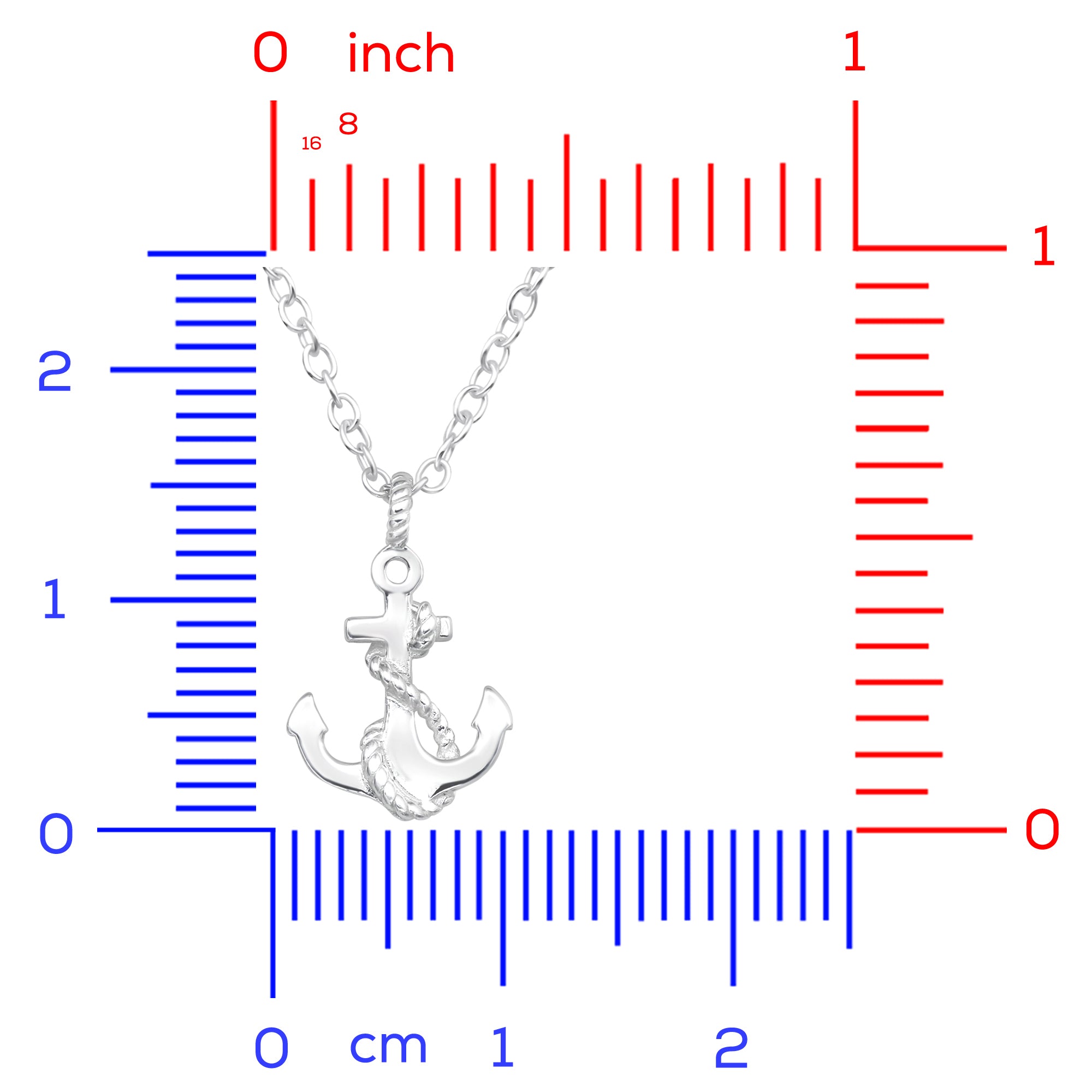 DEADBEAT Rock-Solid 925 Silver Anchor Necklace Gift Pack