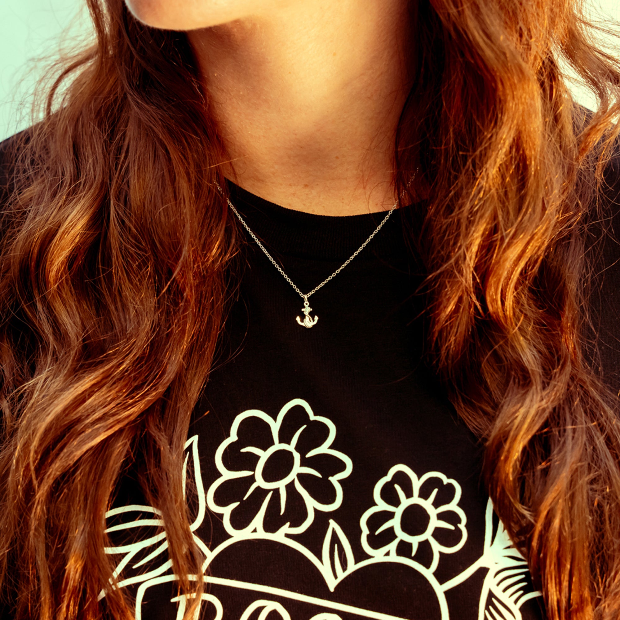 DEADBEAT Rock-Solid 925 Silver Anchor Necklace Gift Pack