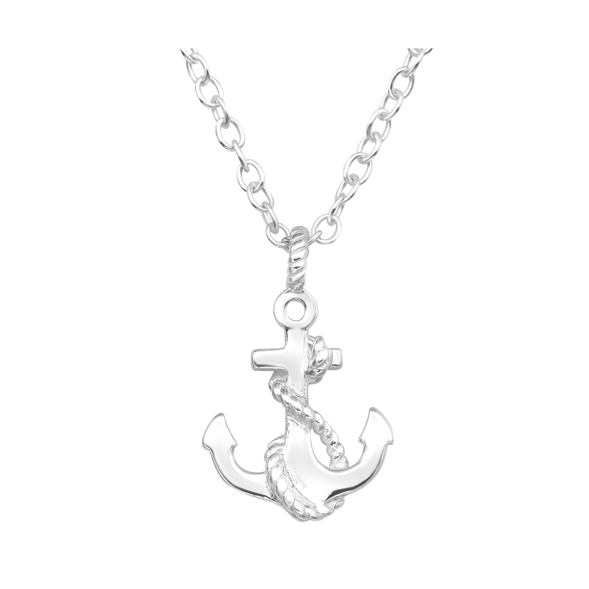DEADBEAT Rock-Solid 925 Silver Anchor Necklace Gift Pack