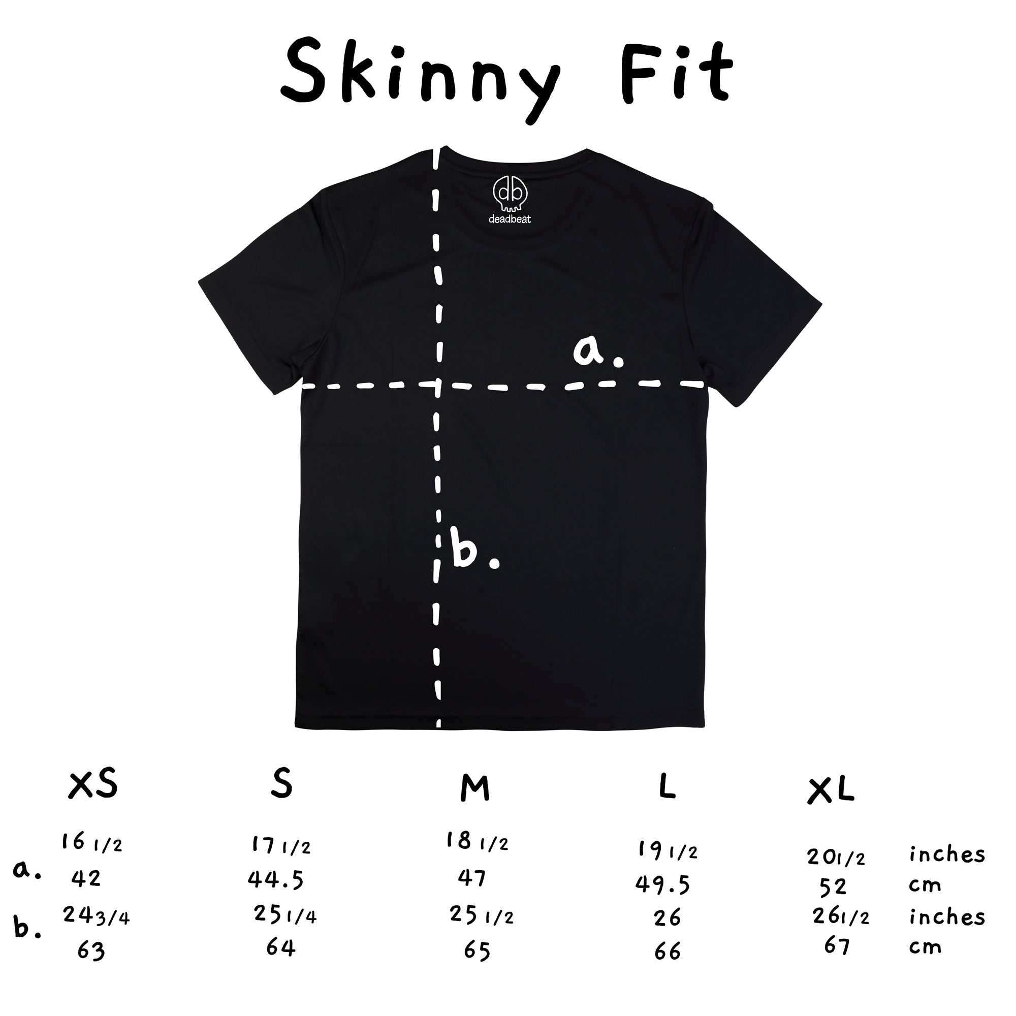 db DEADBEAT Rock and Roll Cross Motif Screen Printed Eco-Friendly Skinny Fit White T-Shirt for Women and Teens