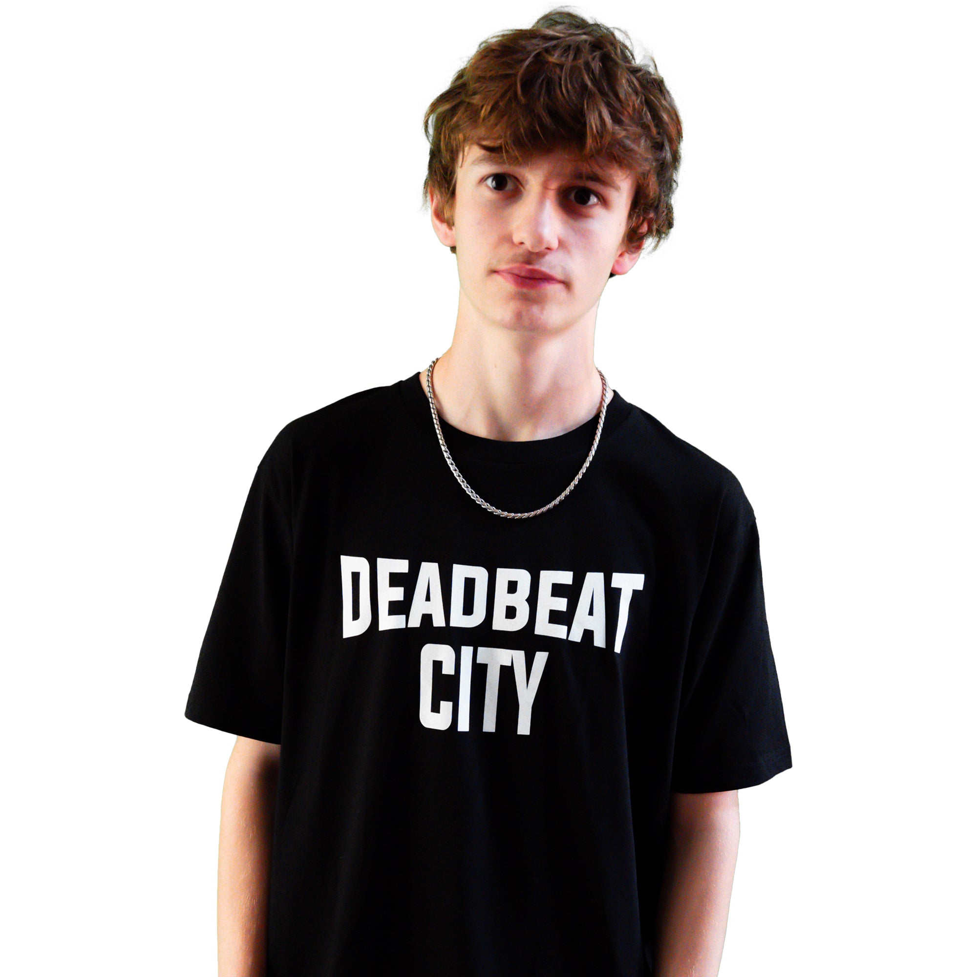 Deadbeat City Black Unisex T-Shirt by db deadbeat